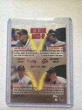1997 Topps Interleague Match-Up Mystery Finest Unpeeled ~ Ripken, Chipper, Maddu
