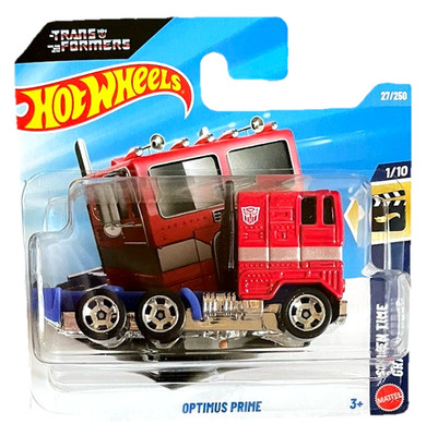 Hot Wheels Optimus Prime Screen Time 1/10 2026 27/250 1:64 Modellauto Spielzeug