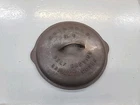 #8 Griswold Cast Iron Raised Letter 468 Self Basting Skillet Cover Lid Repaired