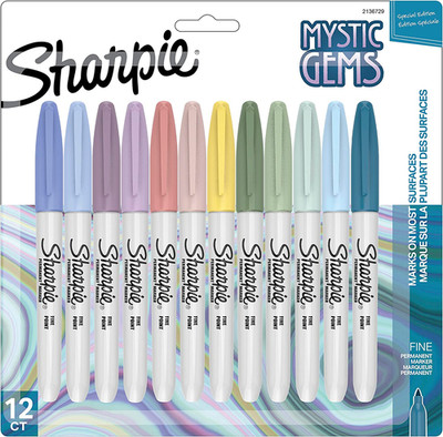 Permanent Markers, Mystic Gem Special Edition, Fine Point, Assorted Colors