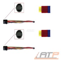 Reparatursatz Kabelsatz Kabelbaum TÜRe Hinten Links + RechtsfÜR Opel Zafira A