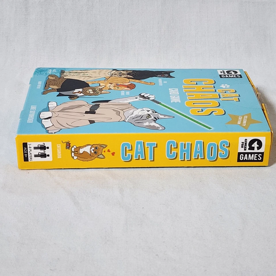 Cat Chaos Kids Card Game Celebrity Edition 2017 Used Incomplete Luke Skywhisker - Image 4 of 4