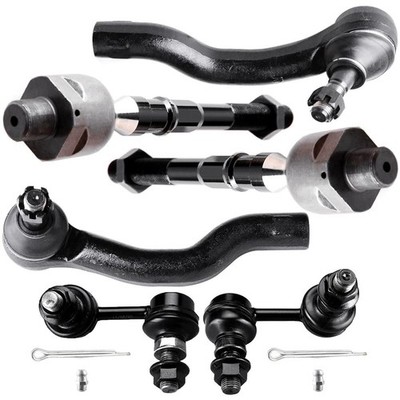 6Pc Tie Rod End SwayBar Link RackEnd Fit Nissan Frontier/Pathfinder/Xterra 05-19