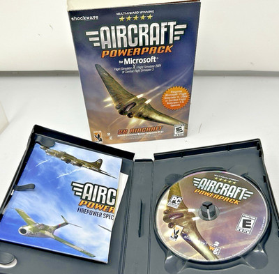 Aircraft Power Pack Addon for Microsoft Flight Simulator X & 2004, CD-ROM