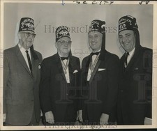 1963 Press Photo Elected Officers at Meeting of Shriners at Jerusalem Temple
