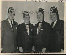 1963 Press Photo Elected Officers at Meeting of Shriners at Jerusalem Temple