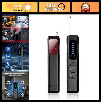 Portable Hidden Camera Detector & Anti-Spying Device - Wireless RF Scanner, GPS