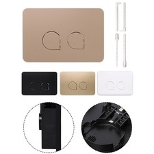 Dual Flush Toilet Plate for Geberit For Series UP300 UP320 White Black