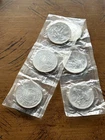 6 Rare 1982 Engelhard Prospector Silver Rounds In Original Plastic 6oz N/R