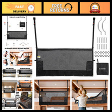 46" x 18" Adjustable RV Bunk Bed Safety Net with Quick Release Buckles - Travel