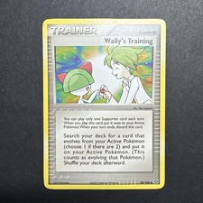 Wally's Training 85/106 Emerald Regular Pokémon TCG HP on eBay