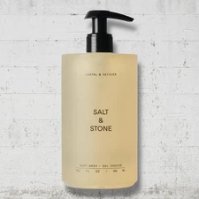 Salt & Stone Antioxidant-Rich Body Wash - Santal & Vetiver 15.2 fl oz 