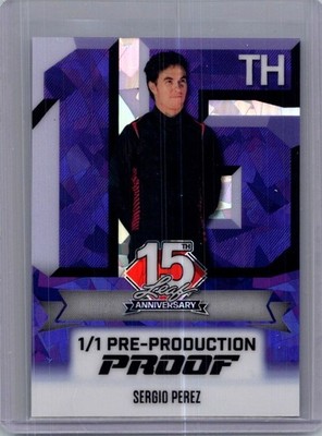 Sergio Perez 2025 Leaf National 1/1 Pre Production Proof