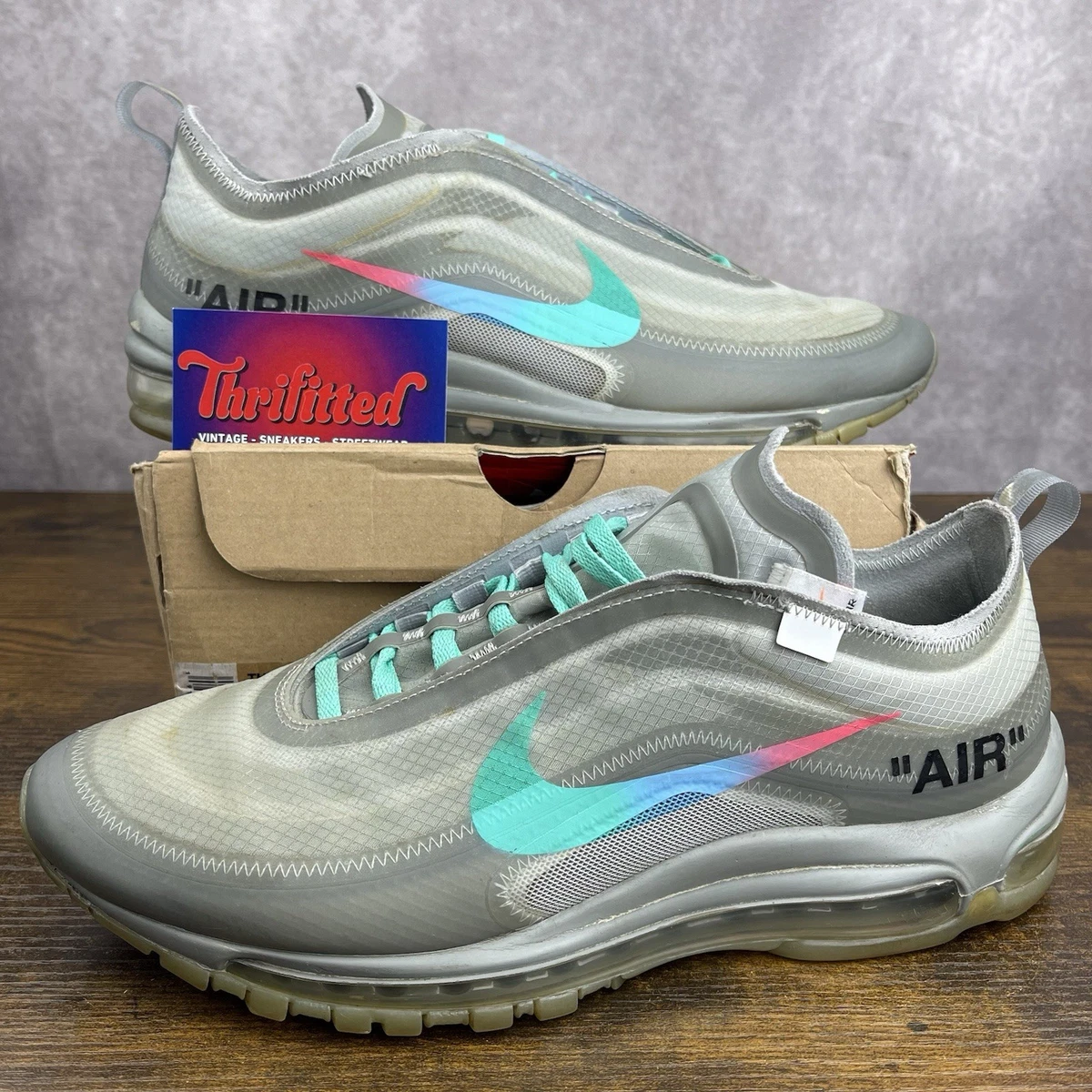 Preços baixos em Nike Off-White x Air Max 97 Menta | eBay Preços baixos em Nike Off-White x Air Max 97 Menta | eBay