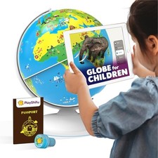 PlayShifu Globe Children Orboot Earth Interactive Kids Globe 1000 Facts
