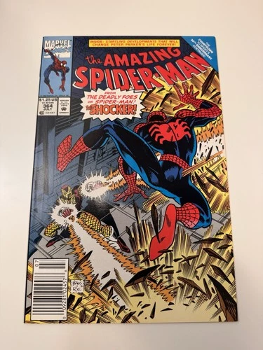 ❗️The Amazing Spider-Man #364 NM+❗️Shocker Appearance (Marvel Comics 1992)