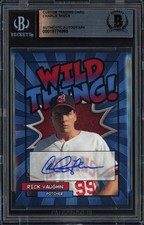 Charlie Sheen Signed Major League Trading Card Rick Vaughn Beckett Charlie Sheen Signed Major League Trading Card Rick Vaughn Beckett