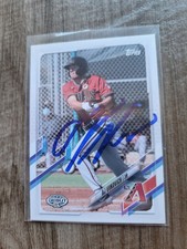 Aj Vukovich Signed 2021 Topps Pro Debut Baseball Card Diamondbacks #PD-37