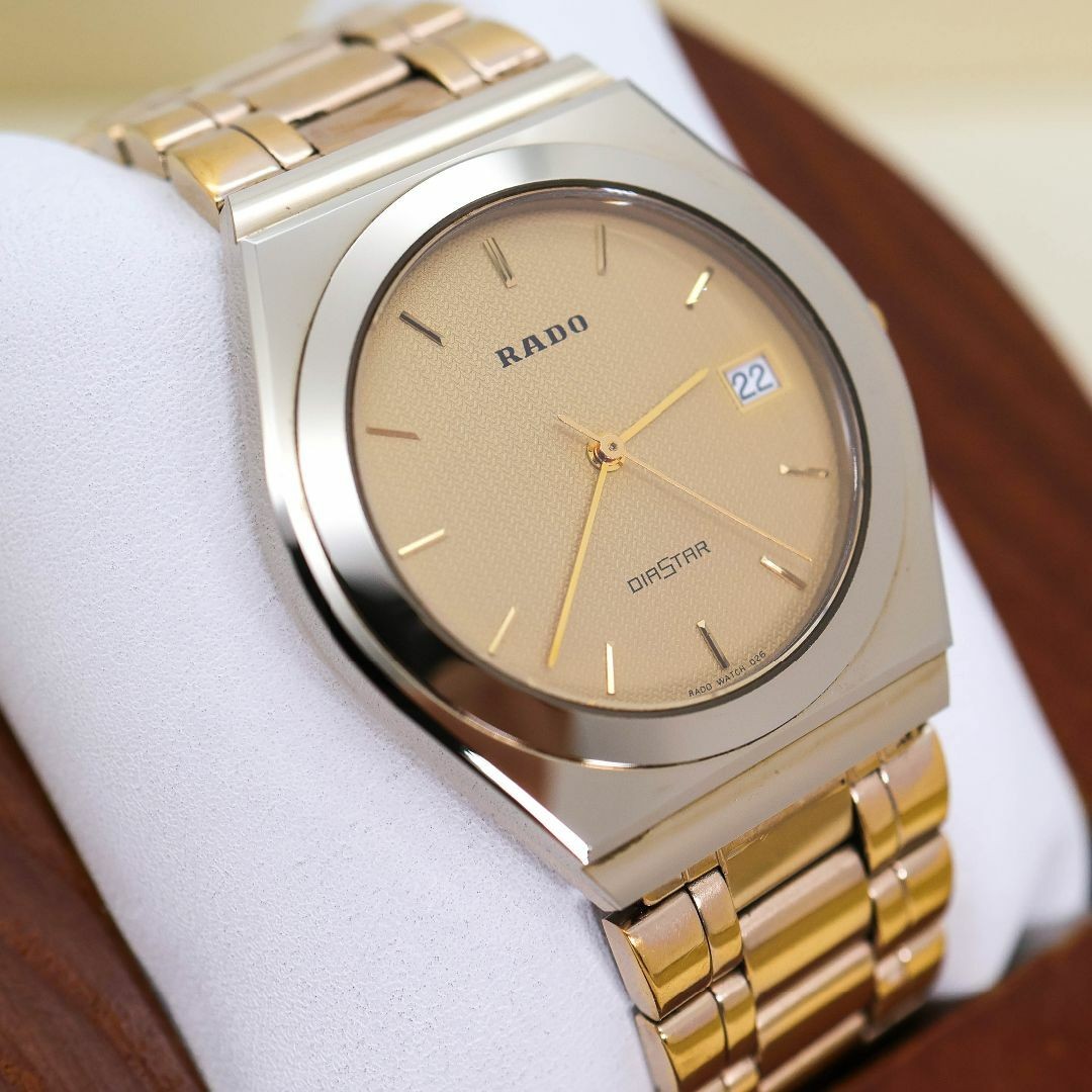 Rado Diastar Quartz Watch Date Sapphire Glass Used Excellent Condition