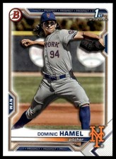 2021 Bowman Draft #BD-60 Dominic Hamel