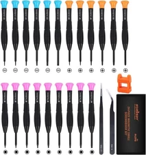 24pc Mini Precision Screwdriver Set Magnetic Torx Star Eyeglass Phone Watch PC