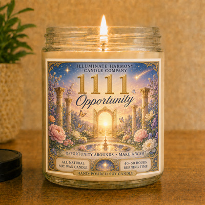 1111 Angel Number Candle: Manifestation & Opportunity
