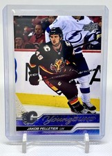 2023-24 Upper Deck Young Guns Jakob Pelletier Rookie Calgary Flames #208