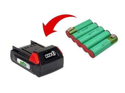 Li-Ion Akkupack für FloraBest MOCA 18V 2000mAh 2,0Ah Tenpower 2000