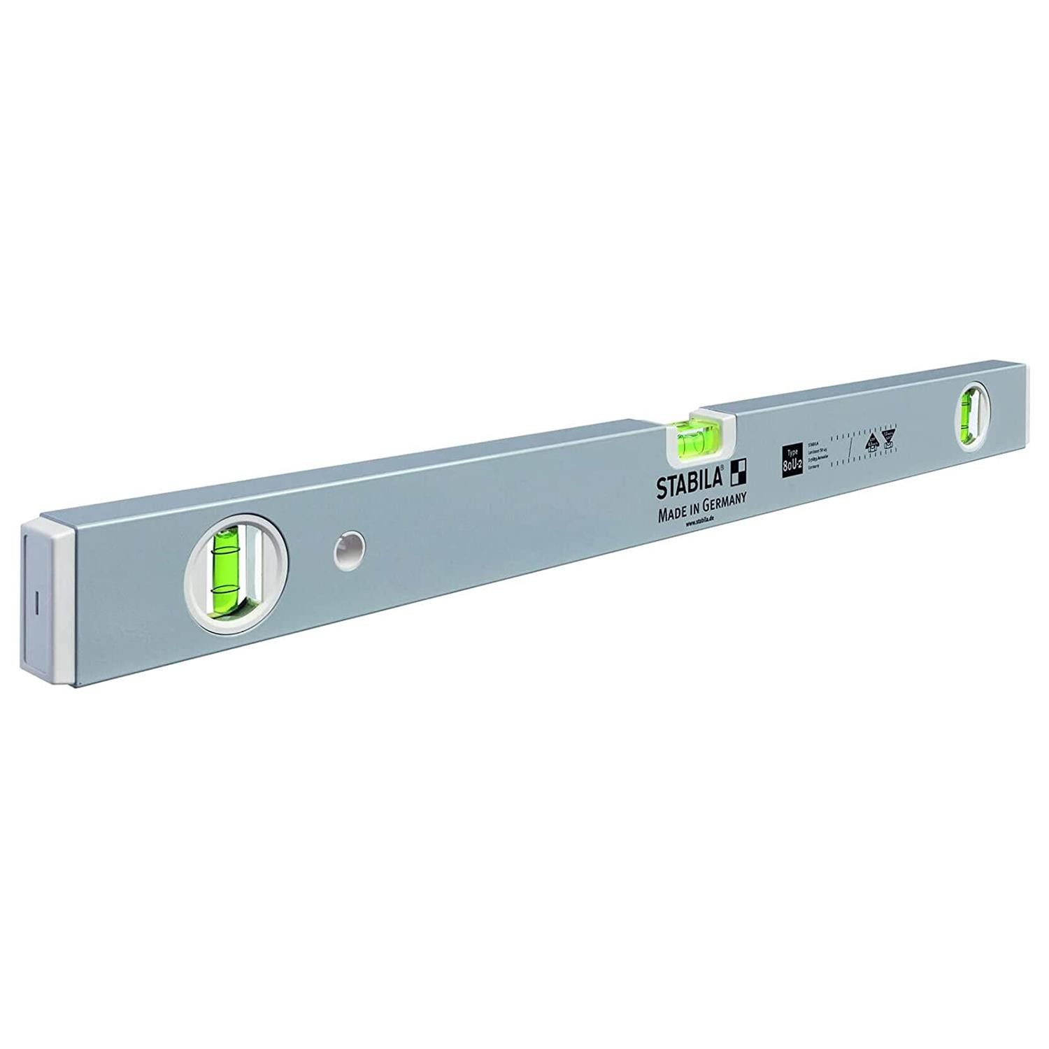 STABILA 80U-2 SPIRIT LEVEL 3 VIAL 120CM 48IN