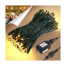 Warm White Twinkle Lights, 81Ft 200 LED Twinkle Christmas Lights, U... Fast Ship