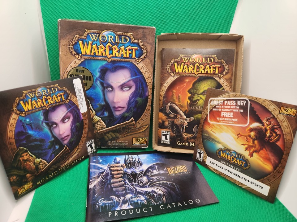 World of Warcraft Bundle Expansion Set Lot of 4 Window