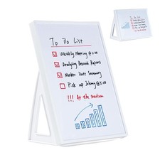 Dry Erase Board, Small Whiteboard with Stand 8"W x 11.7"H Basic