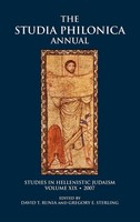 David T. Runia (U. A.) | The Studia Philonica Annual, Xix, 2007 | Buch (2007)