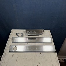 1963 Valiant V200 Signet Aluminum Dash Trim Glove Box Moulding 4 Pieces Nice 1963 Valiant V200 Signet Aluminum Dash Trim Glove Box Moulding 4 Pieces Nice