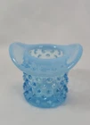Rare Fenton Blue Hobnail Top Hat Salesman Sample 1¾ inches tall