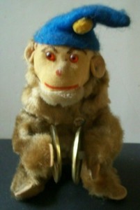 mechanical monkey with cymbals