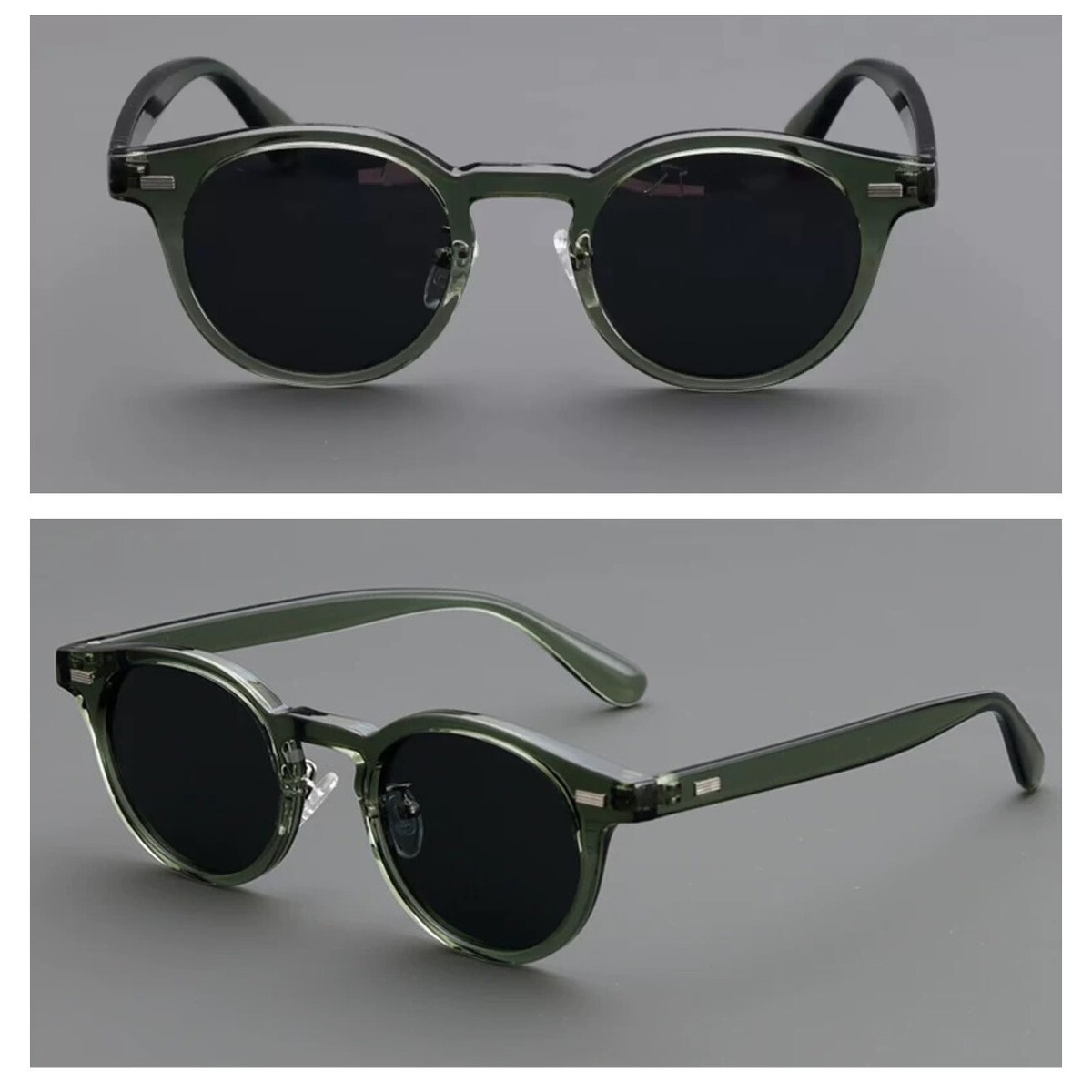 Premium Vintage Round Sunglasses Polarized UV400 Protection TR90 Frame Amazon.com: SUNGAIT Rosewood Wood Sunglasses Polarized  main image 2