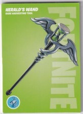 Panini Fortnite Carta Serie 3 Italy Print #H33 Bastone Dell'Araldo E Lama Iper