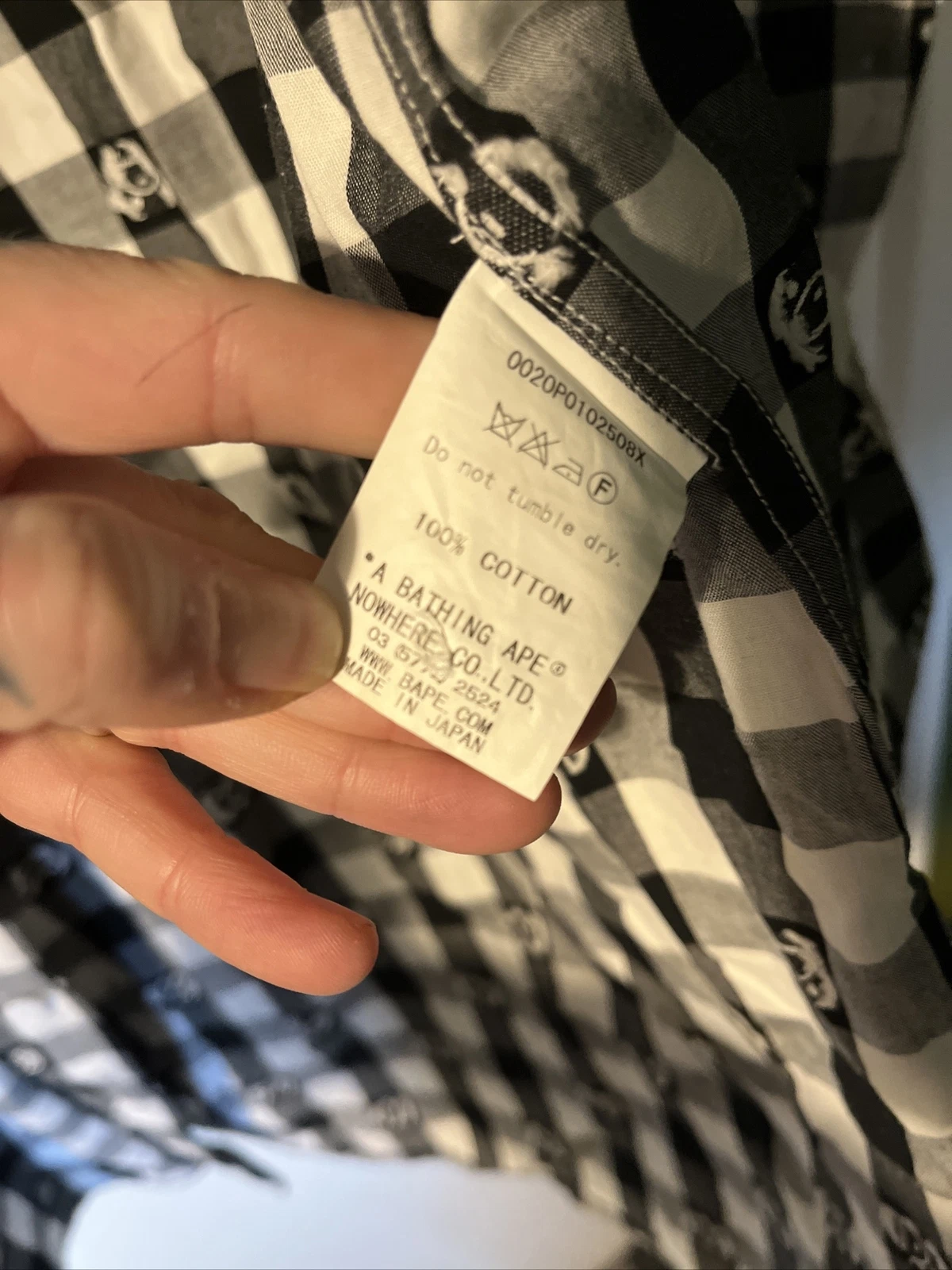 A BATHING APE (BAPE) Camicia con cappuccio Bape piccola