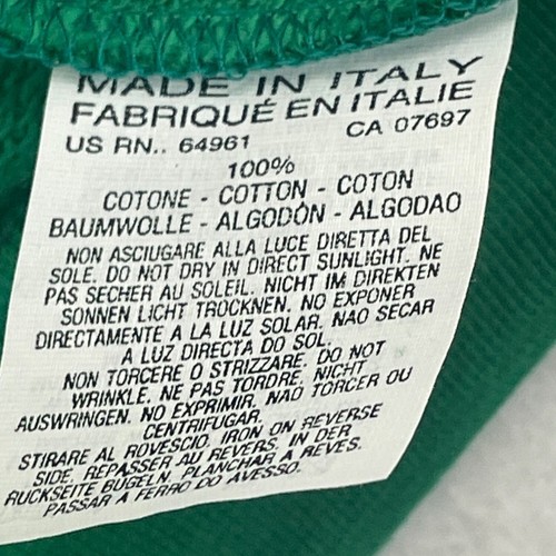 Vintage United Colors Of Benetton Green Kids Sweatshirt Bus Graphic Size M O12 - Picture 5 of 6