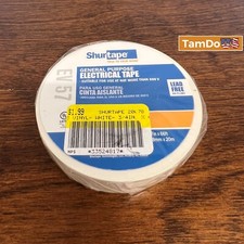 9-Pack Shurtape EV 57 Electrical Tape, General Purpose, 3/4"x66ft, Black