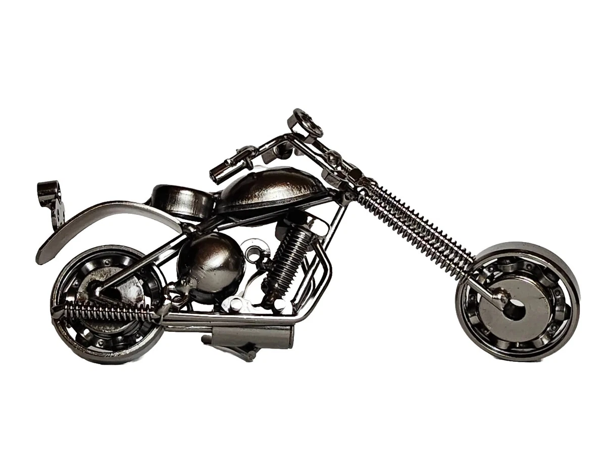 Handmade Vintage Motor Bike Small Decorative Showpiece Harley Davidson