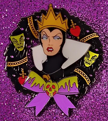 Loungefly Disney Blind Box Villains Wreath Evil Queen Pin Christmas Holiday