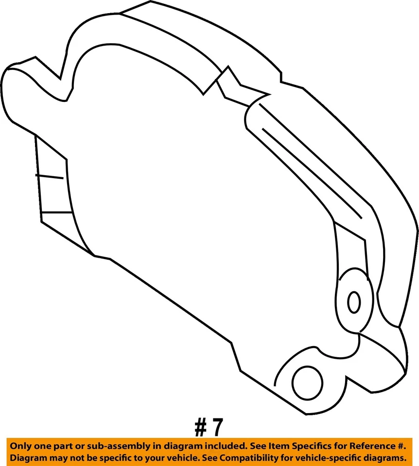 Componentes de freno de suspensión delantera GM OEM 10-17 Equinox 23214903 Foto 2 de 2