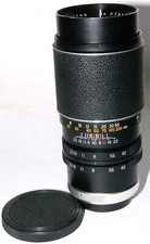 Hanimex Tele-Lens 200mm 4.5 W/Manual Preset W/Front and Rear Caps