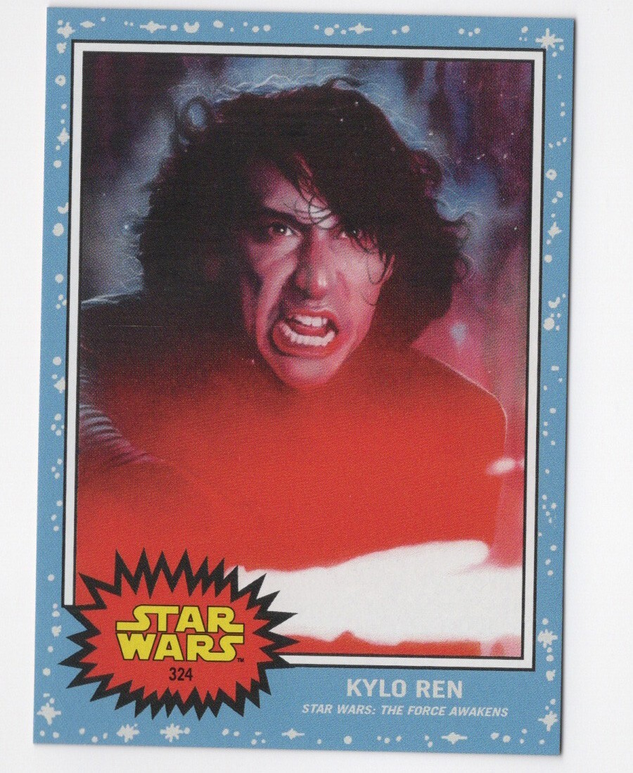 Kylo Ren 2022 Topps Star Wars Living Set Card The Force Awakens #324