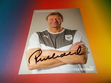 Guido Buchwald  DFB Fussball PUMA signed signiert Autogramm Autogrammkarte 