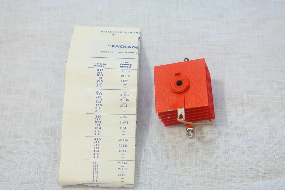 Vintage Federal Selenium Rectifier 450 500 MA Cat. 1237AH Volts-130 NOS guitar - Image 4 of 4