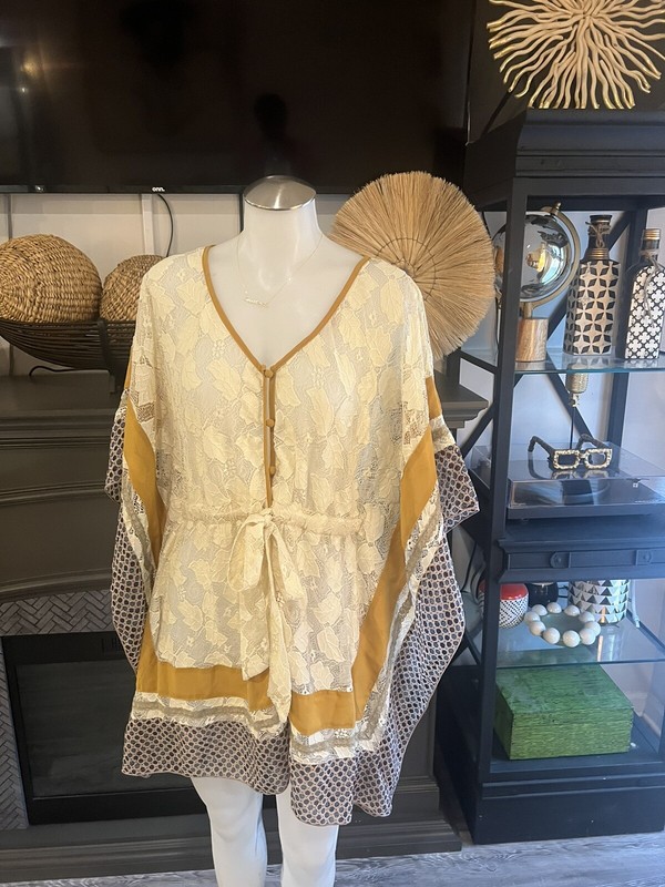 RYU Shawl Oversized Anthropologie Lace Size OS