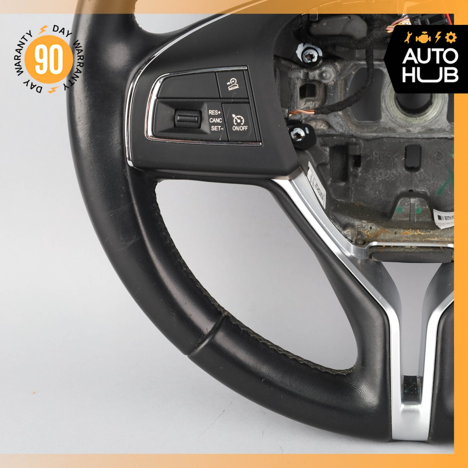 17-20 Maserati Levante M161 Steering Wheel Black 06700876130 OEM 64k